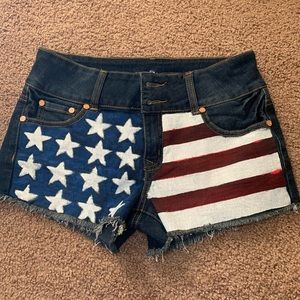 Hand Painted USA Shorts! 🇺🇸❤️